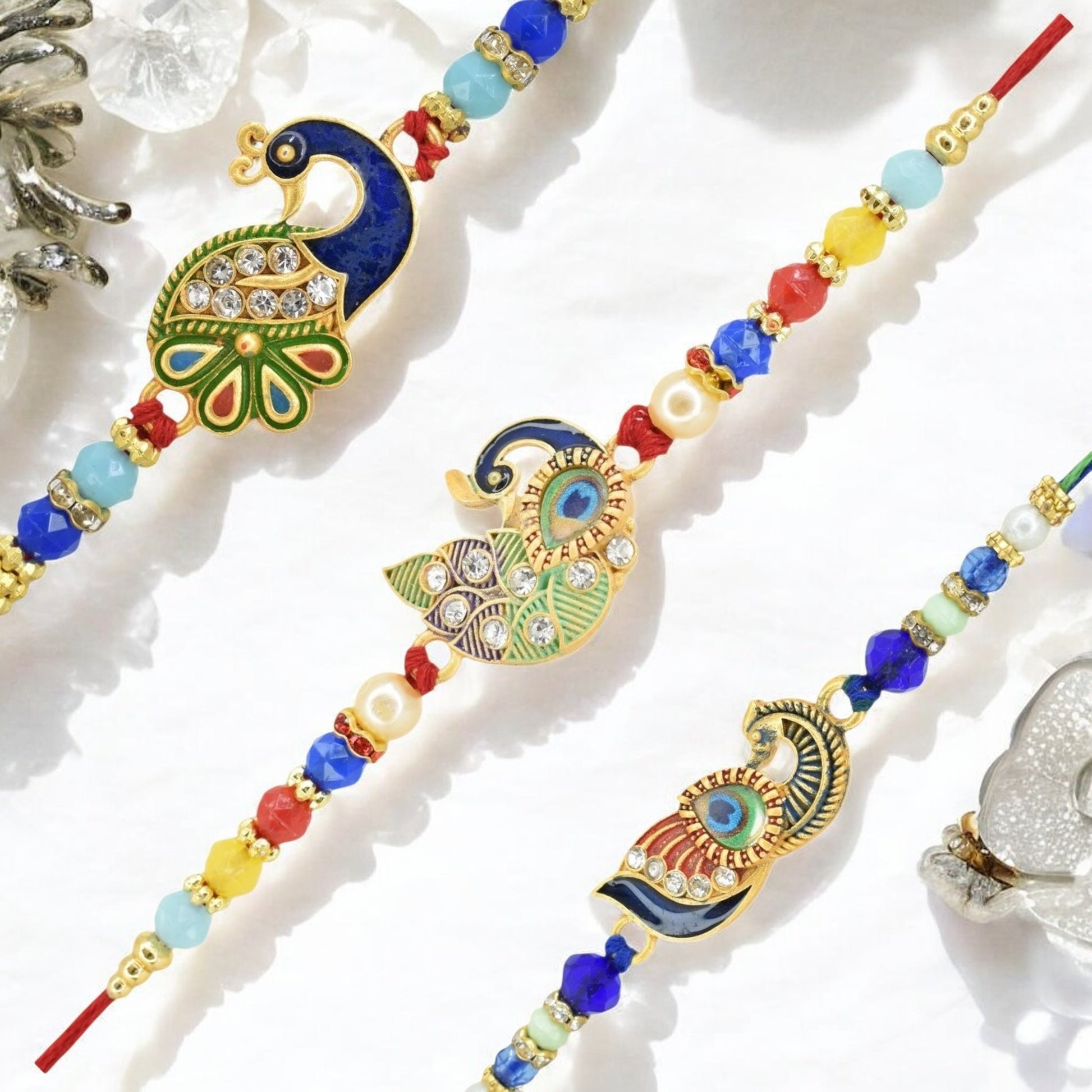 Rakhi with Greeting Card and Box