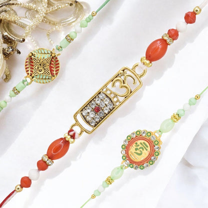 Rakhi with Greeting Card and Box