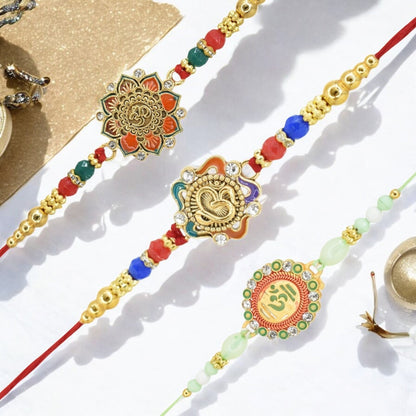 Rakhi with Greeting Card and Box
