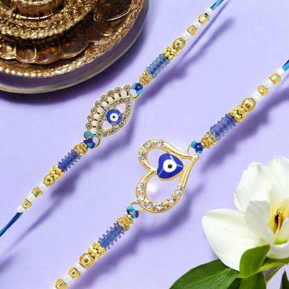 Rakhi with Greeting Card and Box