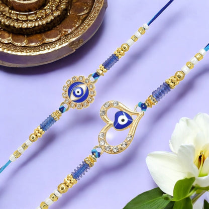 Rakhi with Greeting Card and Box