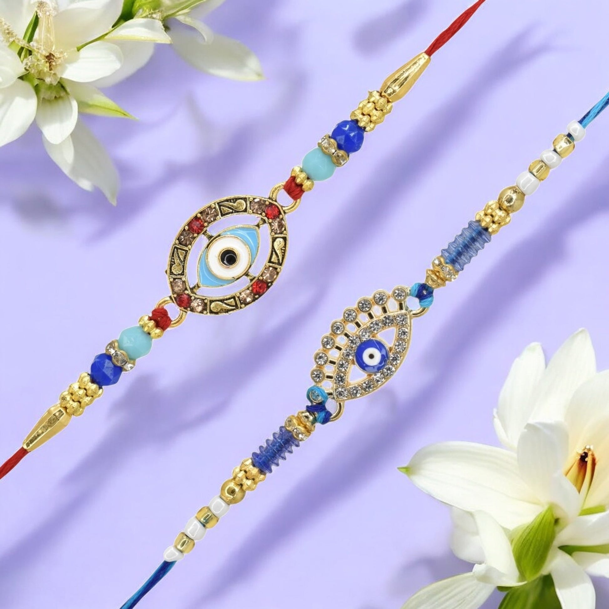 Rakhi with Greeting Card and Box