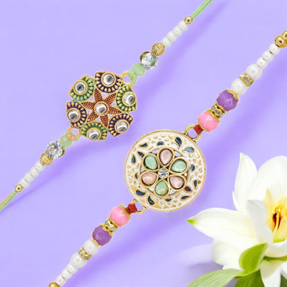 Rakhi with Greeting Card and Box