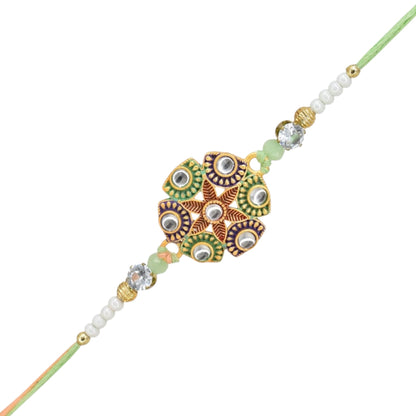 Rakhi with Roli Chawal