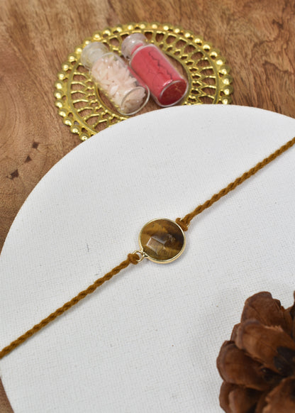 Premium Gemstone Rakhi