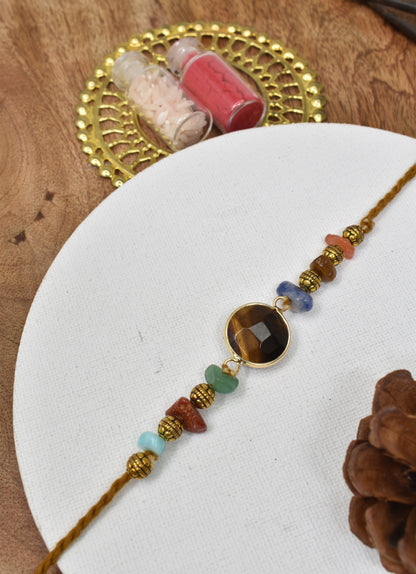 Premium Gemstone Rakhi