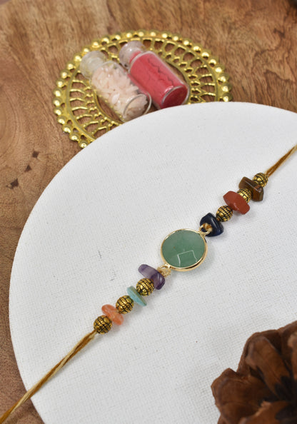 Premium Gemstone Rakhi