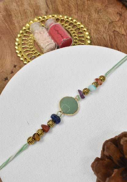 Premium Gemstone Rakhi