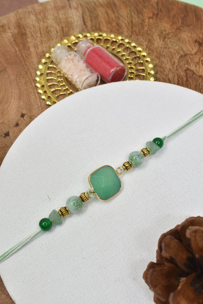 Premium Gemstone Rakhi