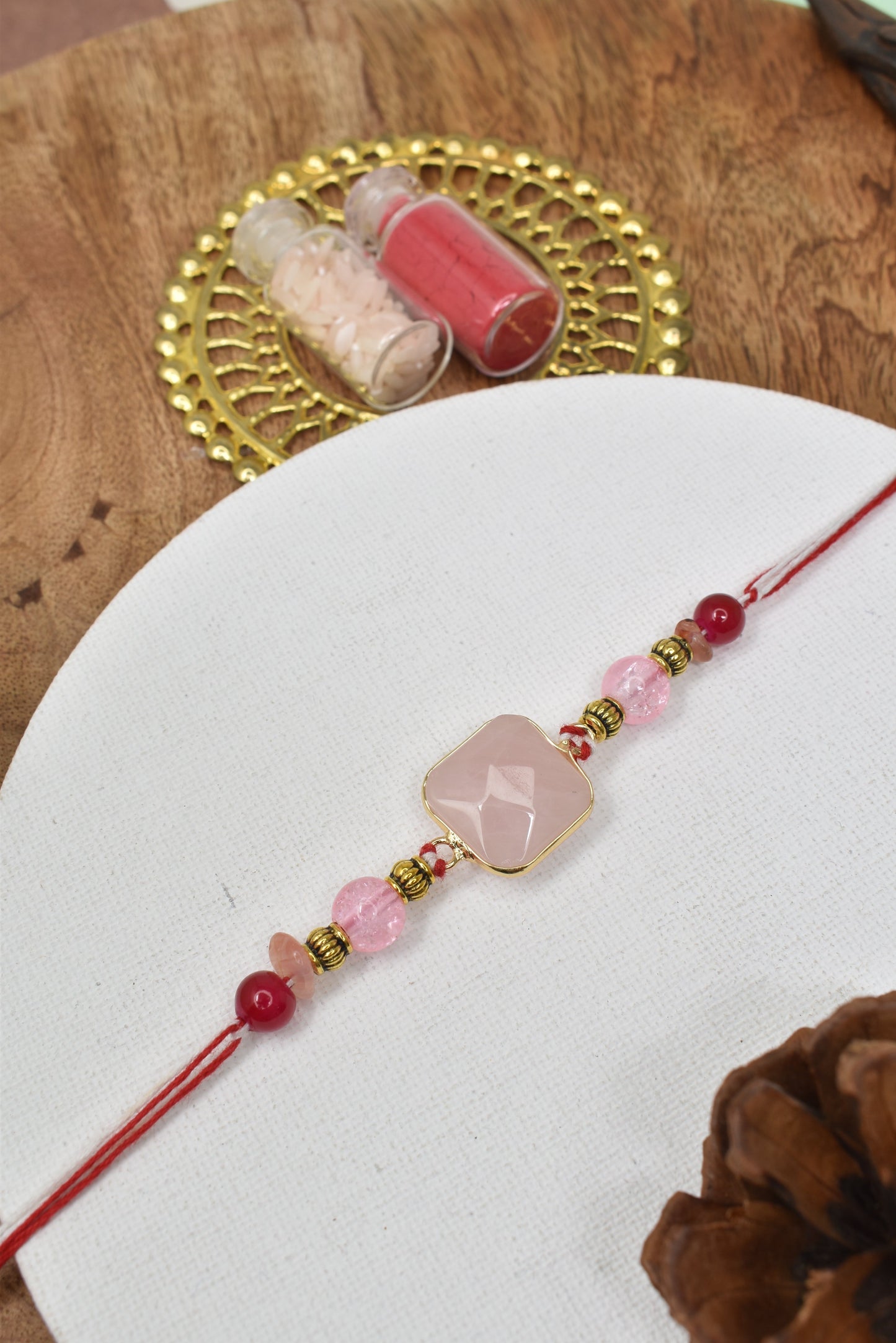 Premium Gemstone Rakhi