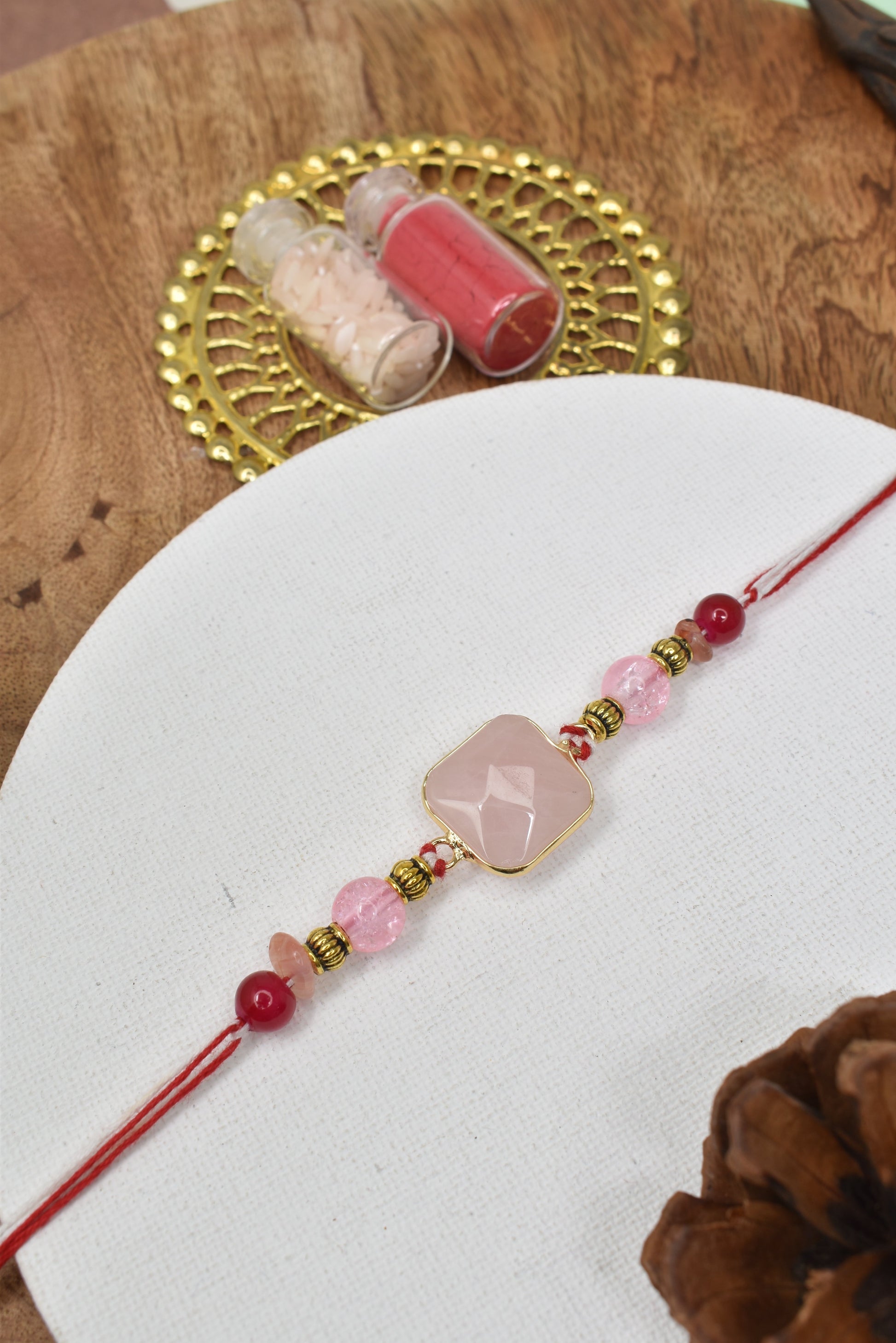 Premium Gemstone Rakhi