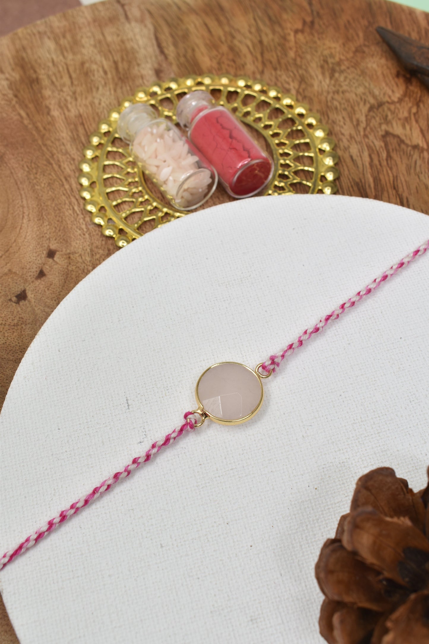 Premium Gemstone Rakhi