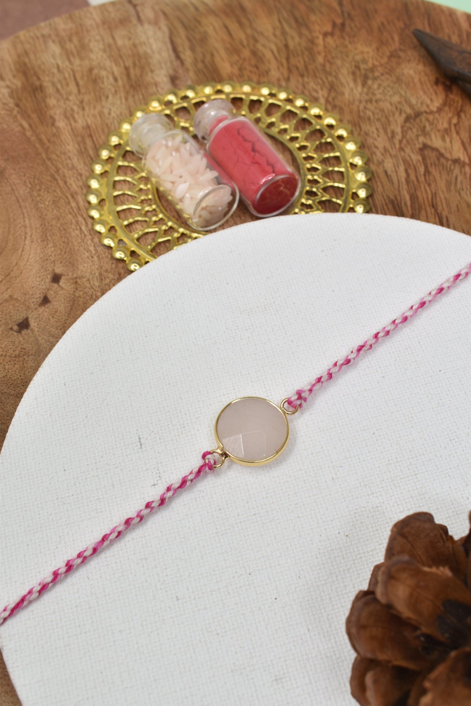 Premium Gemstone Rakhi