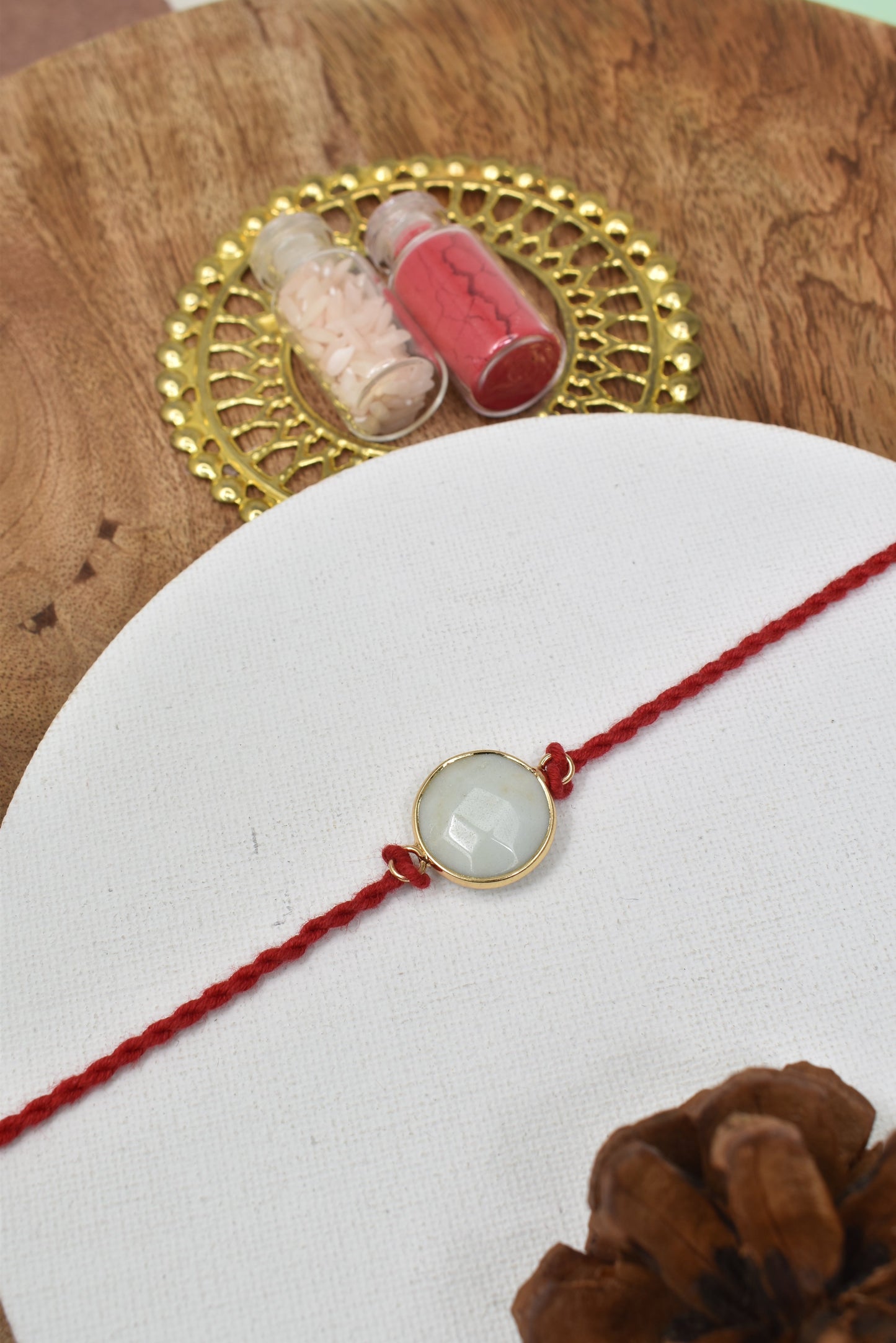 Premium Gemstone Rakhi