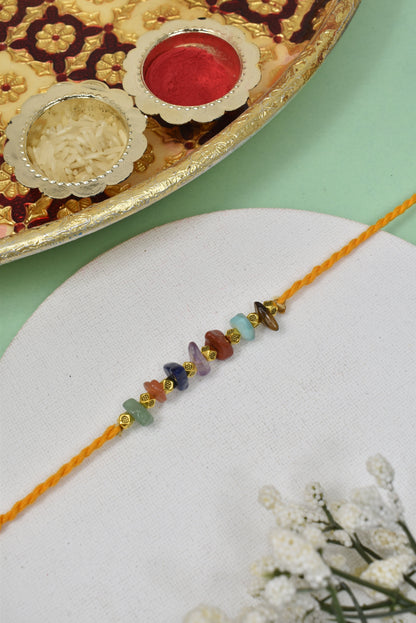 Premium Gemstone Rakhi