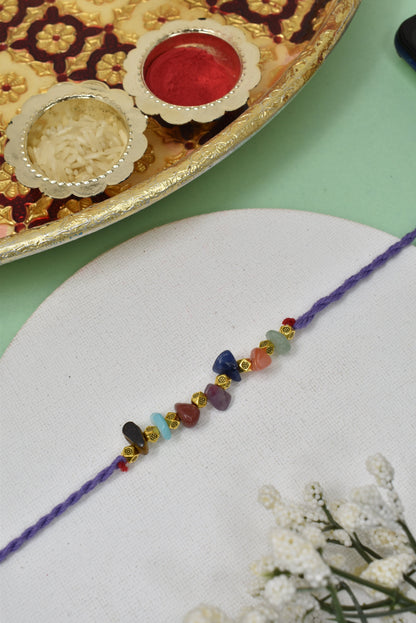 Premium Gemstone Rakhi