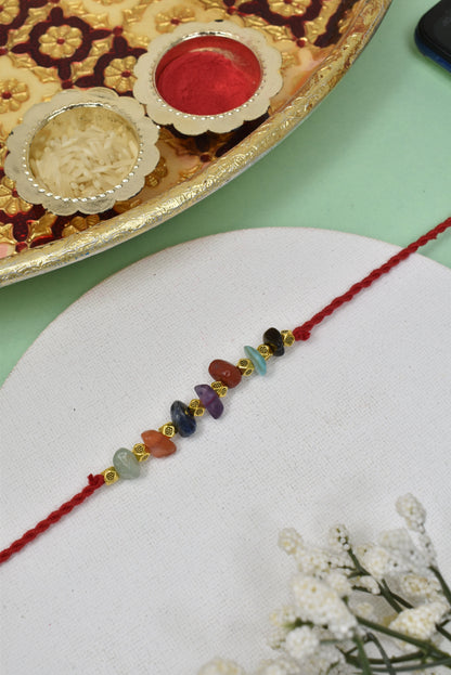 Premium Gemstone Rakhi