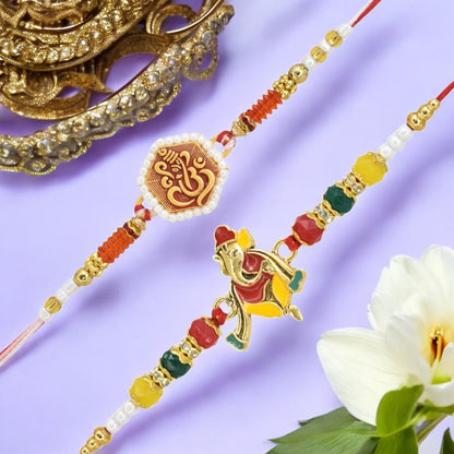Rakhi with Greeting Card and Box