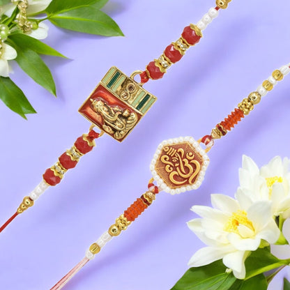 Rakhi with Greeting Card and Box