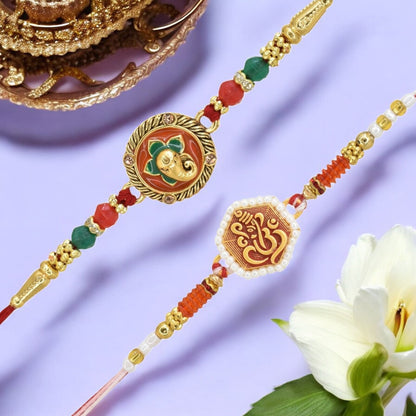 Rakhi with Greeting Card and Box