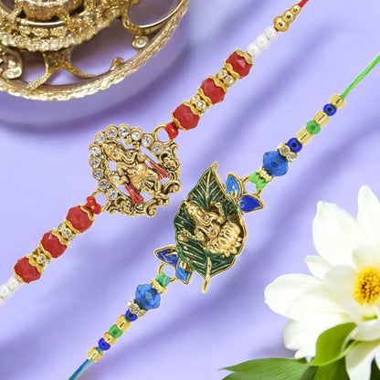 Rakhi with Greeting Card and Box