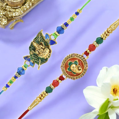 Rakhi with Greeting Card and Box