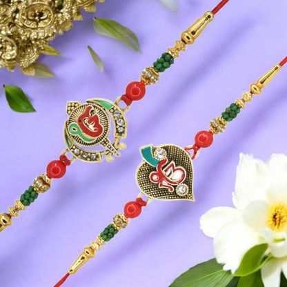 Rakhi with Greeting Card and Box