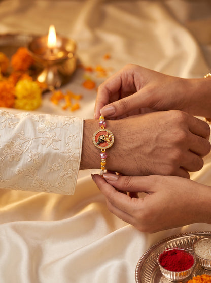 Designer AD Studded krishna Rakhi