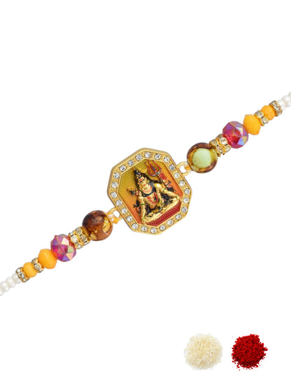 Designer AD Studded Shiva Rakhi