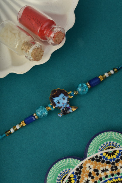 Bal Gopal Design Blue Rakhifor kids