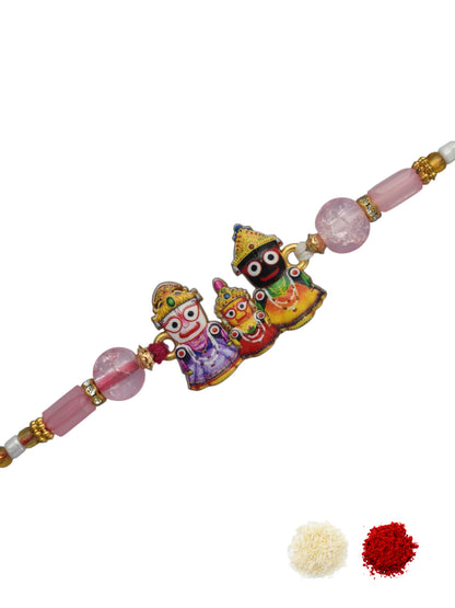 Divine Jagannath Design Mulicolor rakhi for brothers
