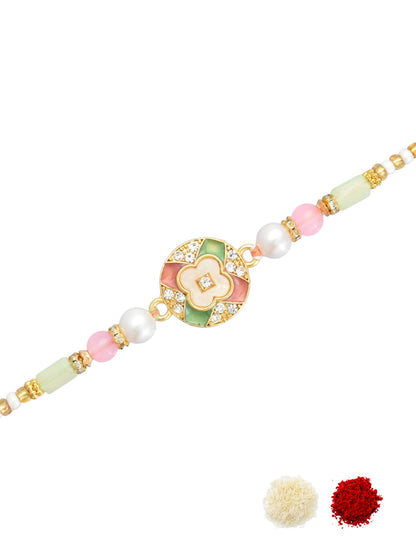 Diamond Studded Rakhi for Brother