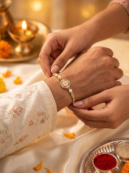 Diamond Studded Rakhi for Brother