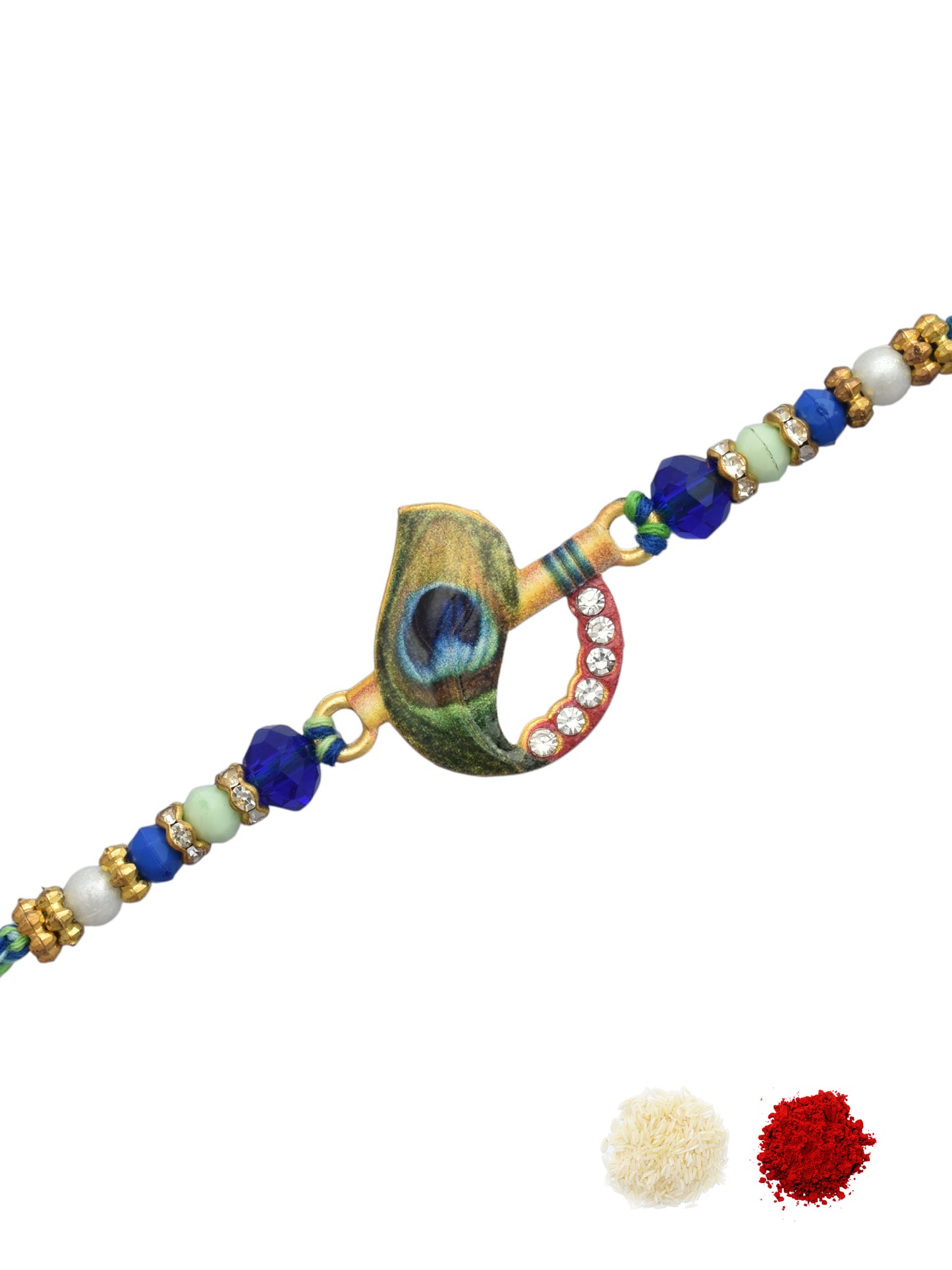 Morpankh charm Rakhi for Brother