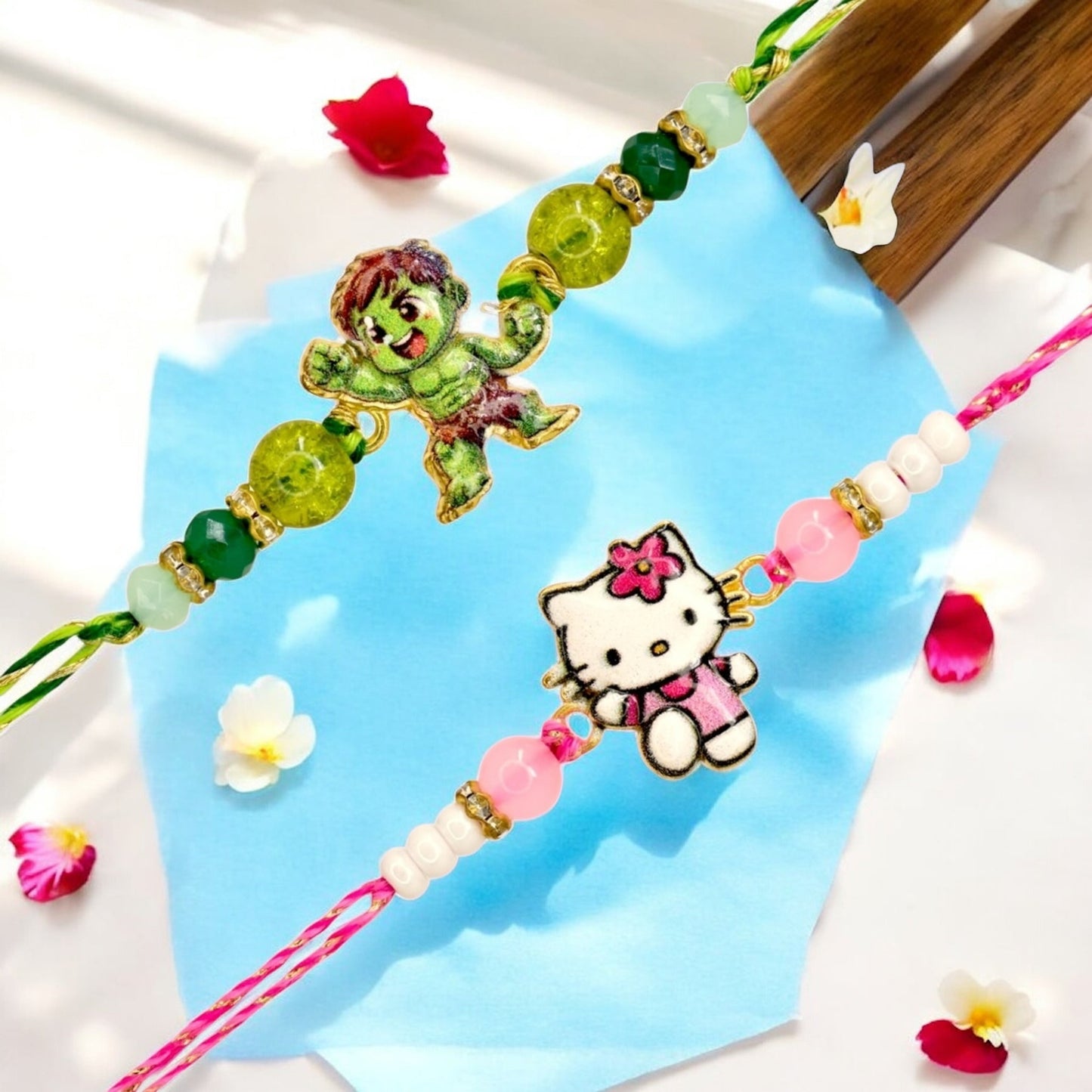 Rakhi with Greeting Card and Box