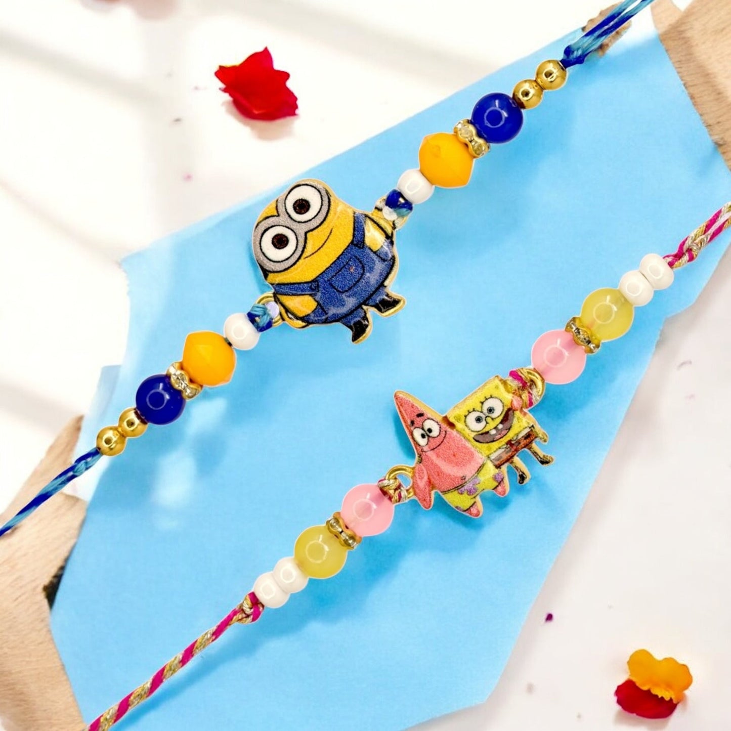 Rakhi with Greeting Card and Box