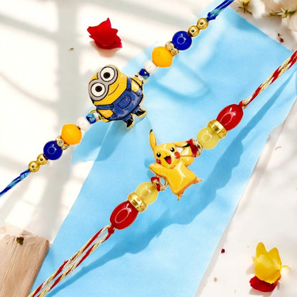 Rakhi with Greeting Card and Box