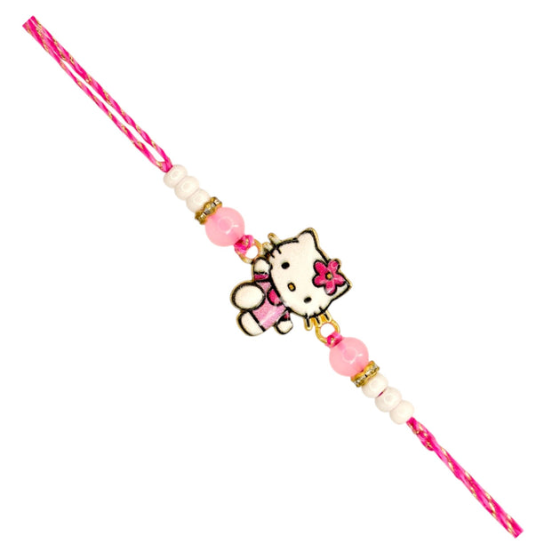 Meira jewellery Hello Kitty Theme Rakhi for Kids with Roli Chawal ...