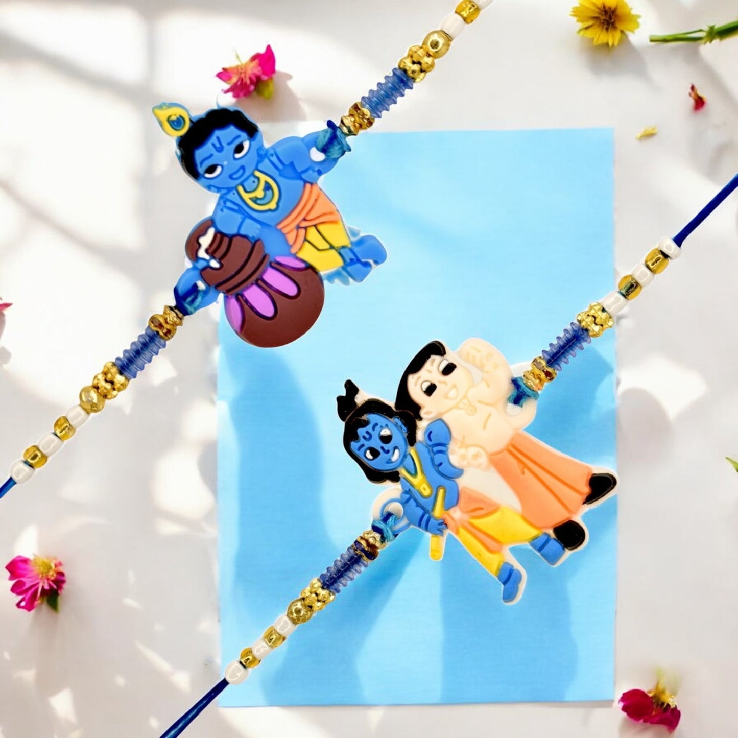 Rakhi with Greeting Card and Box