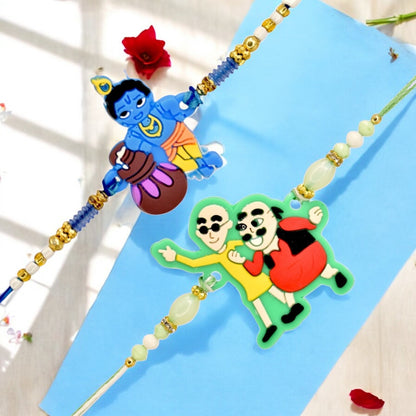 Rakhi with Greeting Card and Box