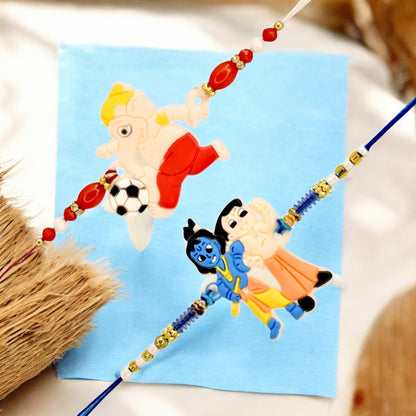 Rakhi with Greeting Card and Box