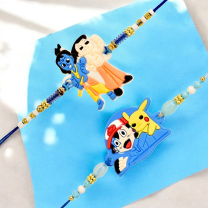 Rakhi with Greeting Card and Box