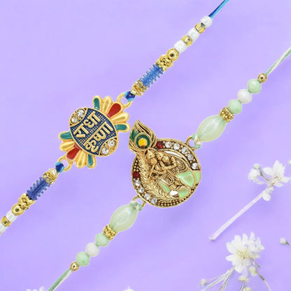 Rakhi with Greeting Card and Box