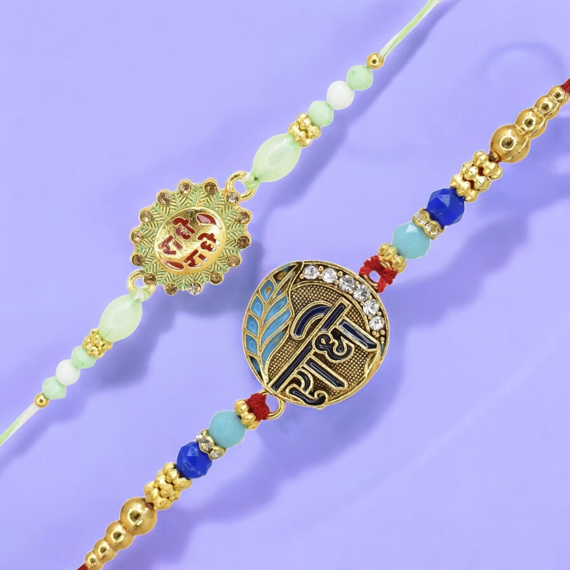 Rakhi with Greeting Card and Box