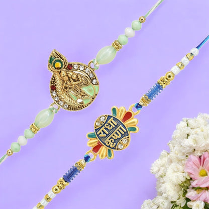 Rakhi with Greeting Card and Box