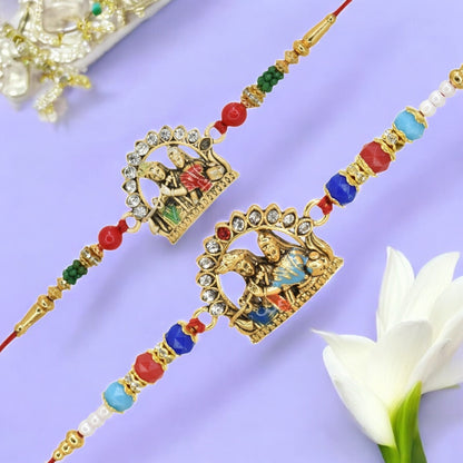 Rakhi with Greeting Card and Box