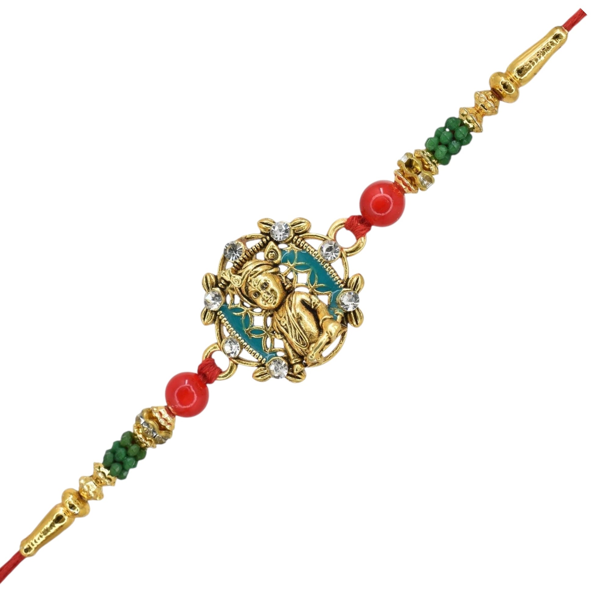 Rakhi with Greeting Card and Box