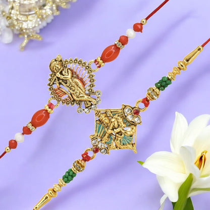 Rakhi with Greeting Card and Box