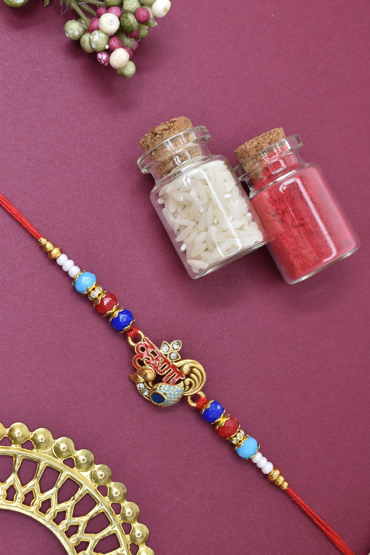 bhaiya rakhi, silver rakhi, bhaiya bhabhi rakhi, couple rakhi