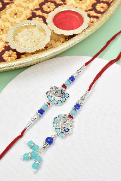 Couple Rakhi Set, Rakhi Set for Bhai Bhabhi